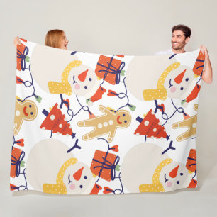 Weihnachtsfeiertag 60x80 Fleece Blanket