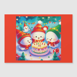 Weihnachtsfeiertag 6 magnetkarte