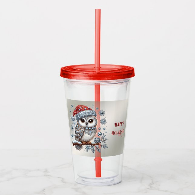 Weihnachtsfeiertag Acrylic Tumbler Acryltrinkbecher (Vorderseite)