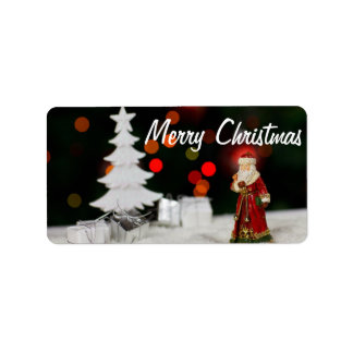 Weihnachtsfeiertag Adressaufkleber