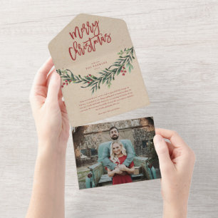Weihnachtsfeiertag All In One Einladung