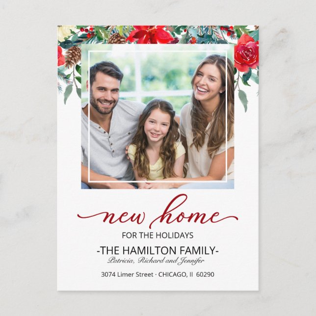 Weihnachtsfeiertag Ankündigung Foto (Vorderseite)