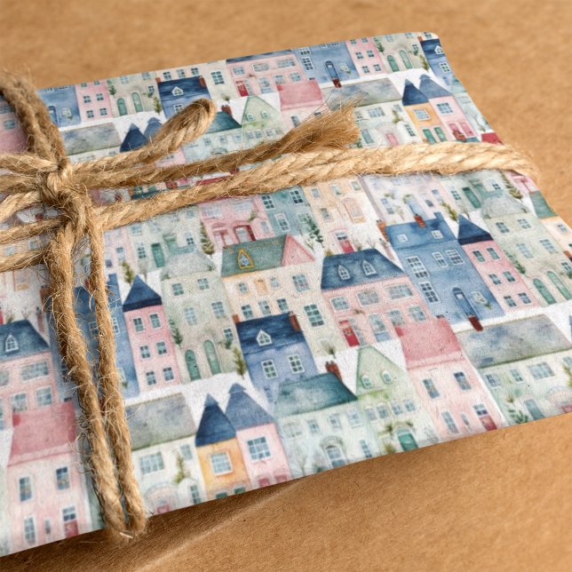 Weihnachtsfeiertag Aquarellfarbenes Tissue Seidenpapier (Von Creator hochgeladen)