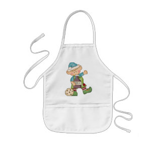 Weihnachtsfeiertag Backen Elf Kinder Schürze