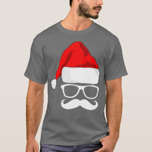 Weihnachtsfeiertag Bart Sonnenbrille Christm T-Shirt