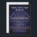 Weihnachtsfeiertag Black Chalkboard Snowflake Part Einladung<br><div class="desc">Das ist ein schönes Weihnachtsfest Black Chalkboard Snowflake Party Familie Party Einladung Karte.</div>
