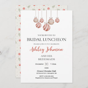 Weihnachtsfeiertag Bridal Luncheon Einladung