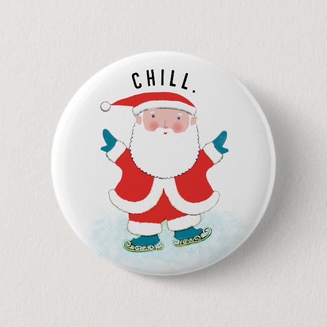 Weihnachtsfeiertag Button (Vorderseite)