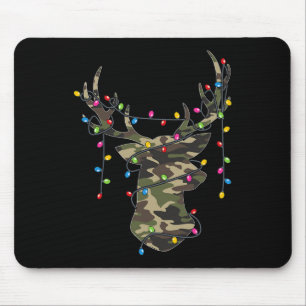 Weihnachtsfeiertag Camouflage Jagd Rentiere Hirsch Mousepad