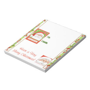 Weihnachtsfeiertag Candy Bar Wrappers Geschenk Fav Notizblock