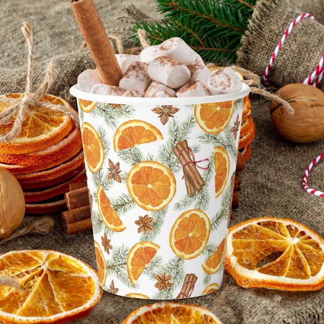 Weihnachtsfeiertag Citrus Gewürz Pappbecher (Von Creator hochgeladen)