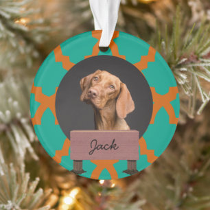 Weihnachtsfeiertag Custom Dog Foto Ornament