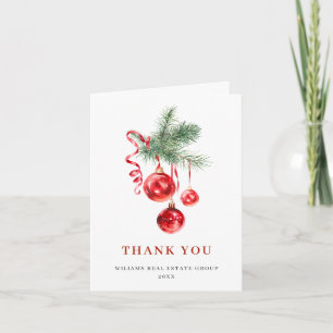 Weihnachtsfeiertag Dankeskarte