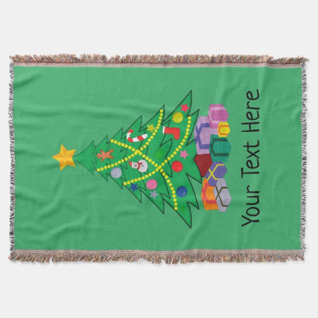 Weihnachtsfeiertag Decke (Vorderseite)