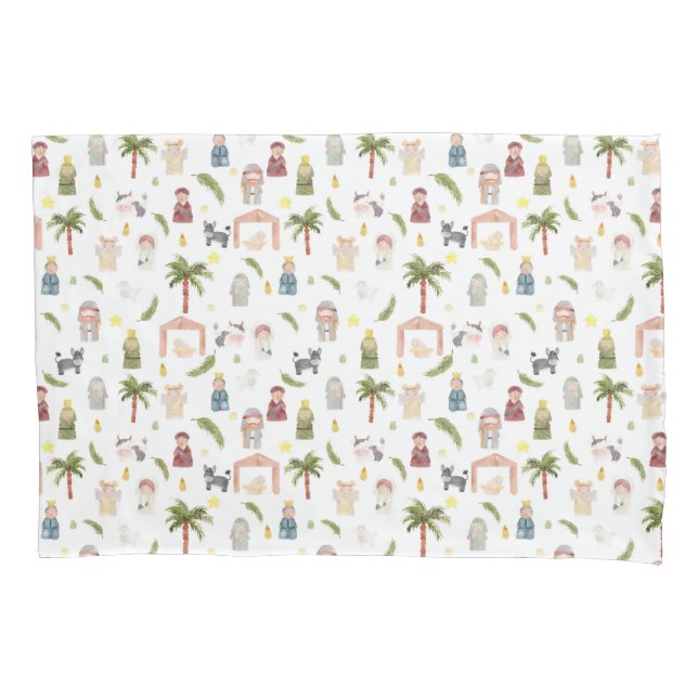 Weihnachtsfeiertag der Geburt Kissenbezug (Vorderseite)