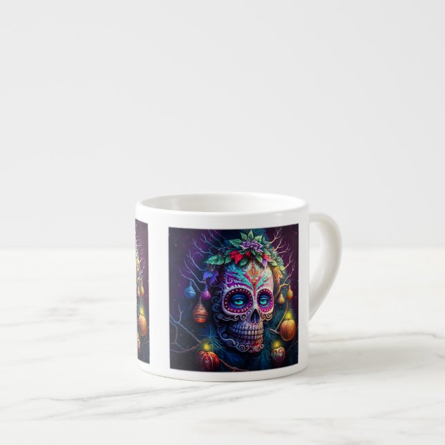 Weihnachtsfeiertag der Tasse Dead Espresso (Vorderseite Rechts)