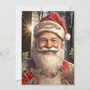 Weihnachtsfeiertag Der Weihnachtsmann Feiertagskarte