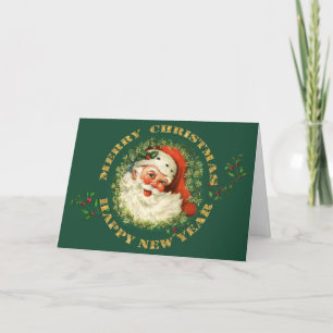 Weihnachtsfeiertag des Weihnachtsmanns Feiertagskarte