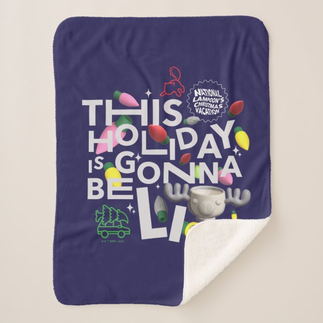 Weihnachtsfeiertag | Dieser Urlaub ist Gonna Be Li Sherpadecke (Vorderseite)