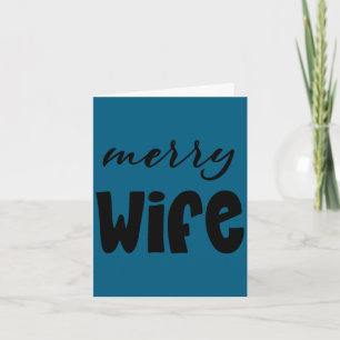 Weihnachtsfeiertag Ehemann Familie passende Xmas Karte
