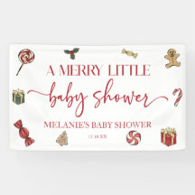 Weihnachtsfeiertag Ein lustiges kleines Baby-Dusch