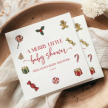 Weihnachtsfeiertag Eine lustige kleine Babydusche