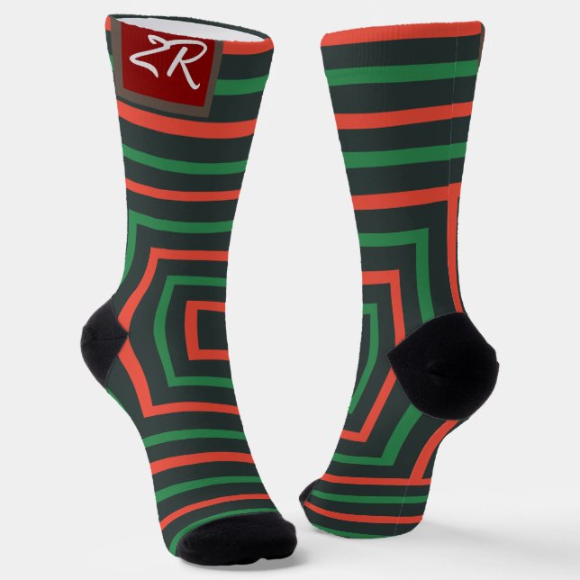 Weihnachtsfeiertag einfache elegante Geschenke MON Socken (Gewinkelt)
