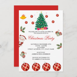 Weihnachtsfeiertag Einladung