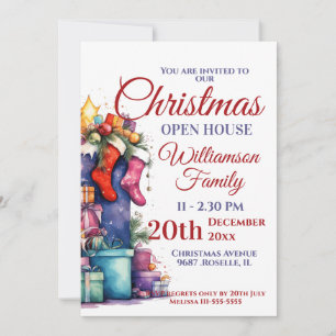 Weihnachtsfeiertag Einladung