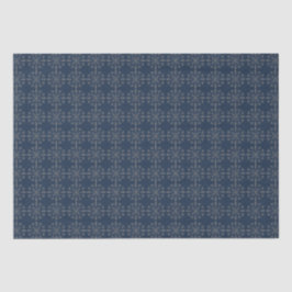Weihnachtsfeiertag Elegante Klassische Marine Blau Seidenpapier