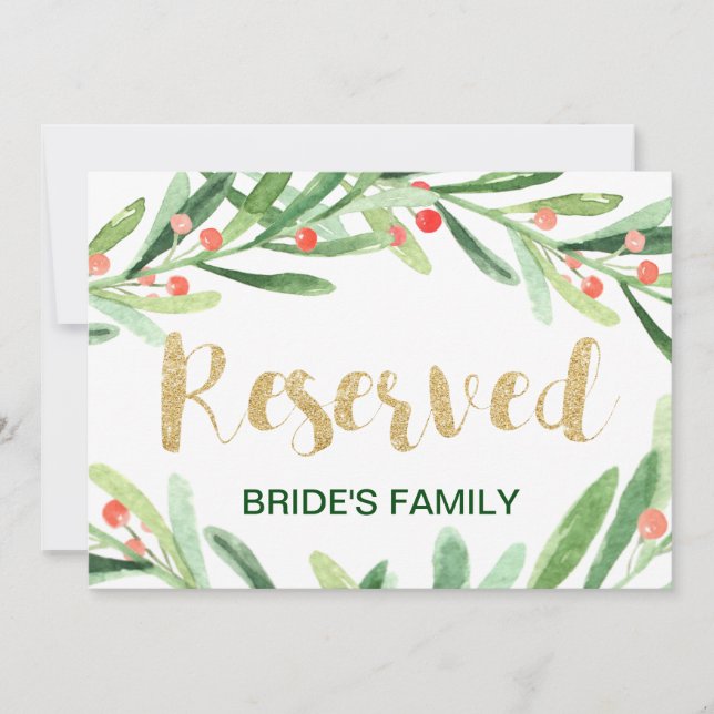 Weihnachtsfeiertag Feiertagskarte (Vorderseite)