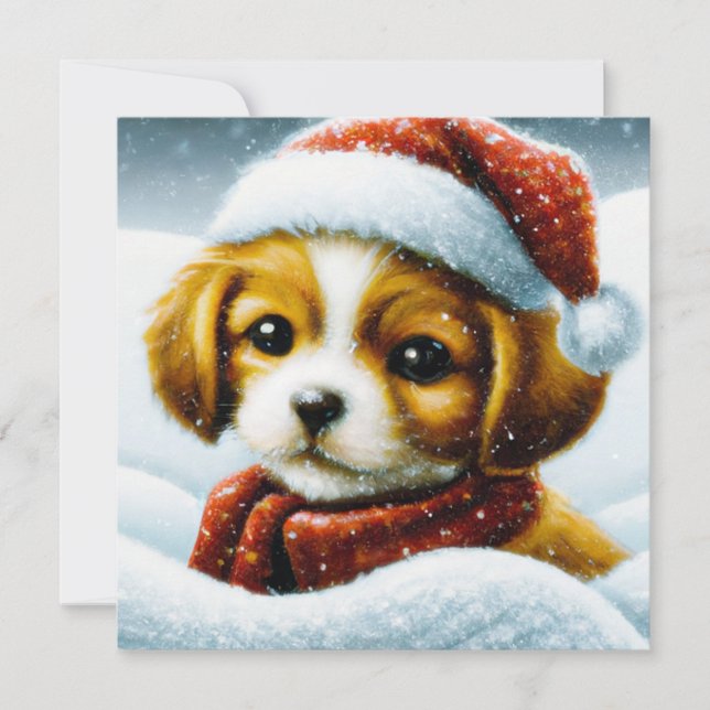 Weihnachtsfeiertag Feiertagskarte (Vorderseite)