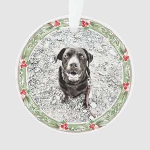 Weihnachtsfeiertag Foto Ornament