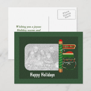 Weihnachtsfeiertag Foto Postkarte