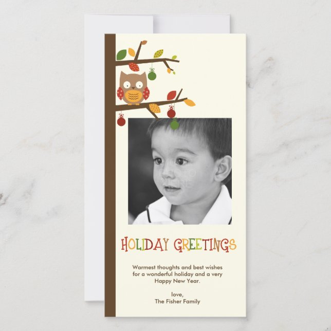 Weihnachtsfeiertag Fotokarte Feiertagskarte (Vorderseite)