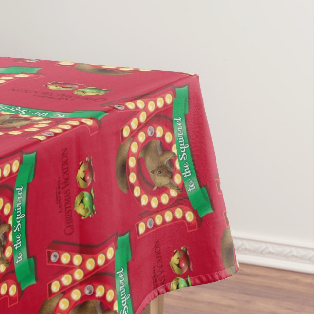 Weihnachtsfeiertag | Freude am Eichhörnchenmuster Tischdecke (Beispiel)