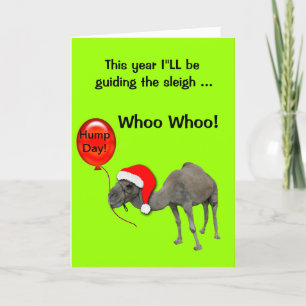 Weihnachtsfeiertag Funny Camel Humpday Cards Feiertagskarte