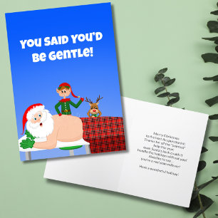 Weihnachtsfeiertag für den Weihnachtsmann Feiertagskarte