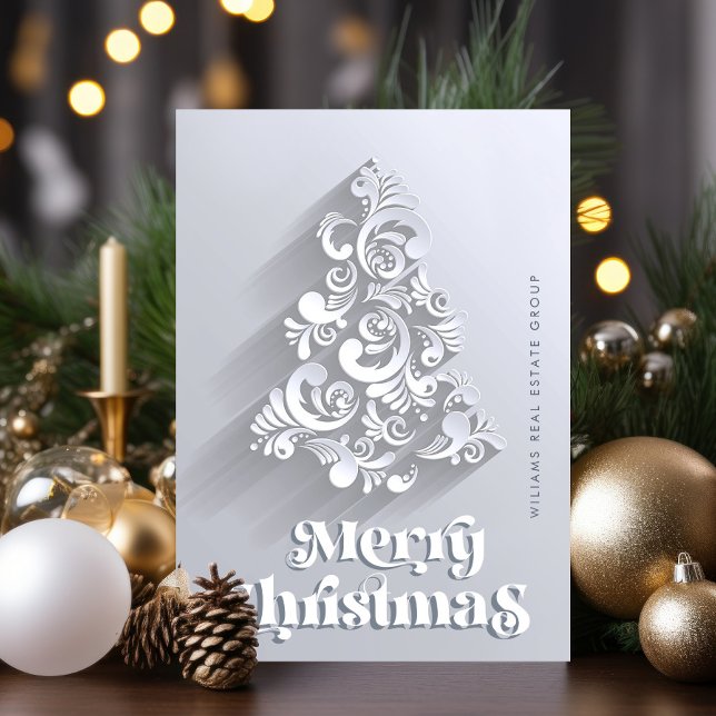 Weihnachtsfeiertag für Großunternehmen Postkarte (Von Creator hochgeladen)