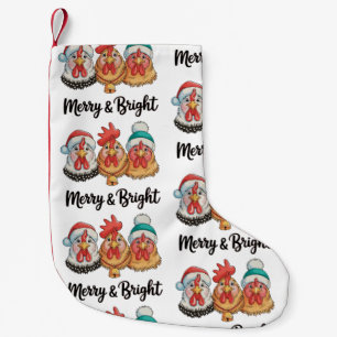 Weihnachtsfeiertag für Hähnchen Kleiner Weihnachtsstrumpf