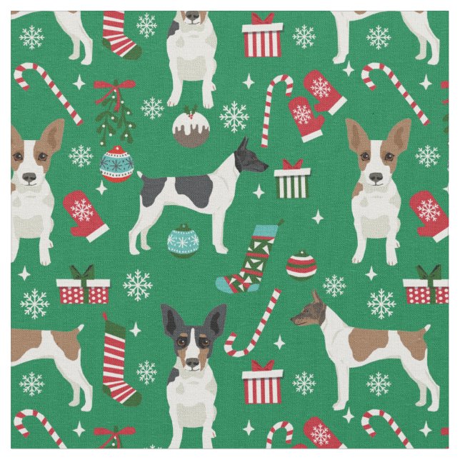 Weihnachtsfeiertag für Ratten Stoff (Nahaufnahme)