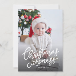 Weihnachtsfeiertag Geburtsankündigung Feiertagskarte