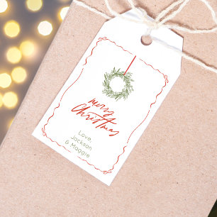 Weihnachtsfeiertag Geschenkanhänger