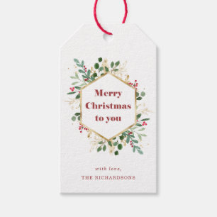Weihnachtsfeiertag Geschenkanhänger