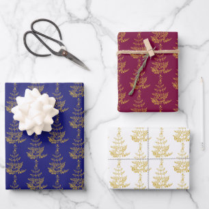 Weihnachtsfeiertag Geschenkpapier Set