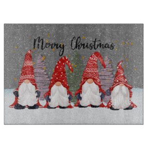 Weihnachtsfeiertag-Gnomes Holiday Cutting Board Schneidebrett