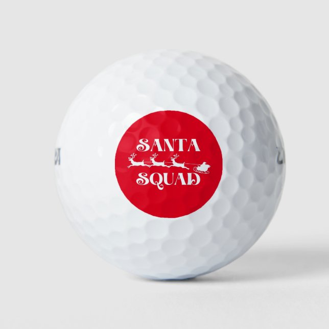 Weihnachtsfeiertag Golfball (Vorderseite)