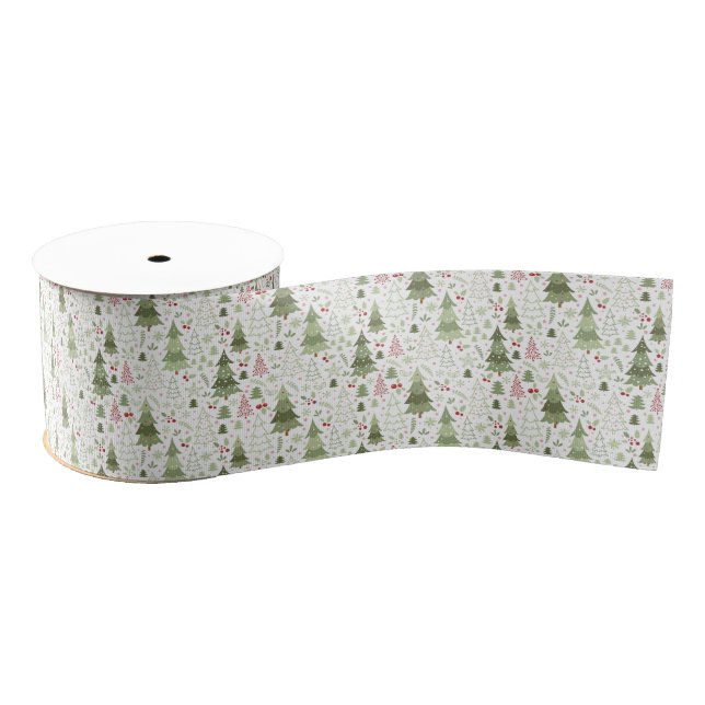 Weihnachtsfeiertag Grosgrain Ribbon Ripsband (Spule)