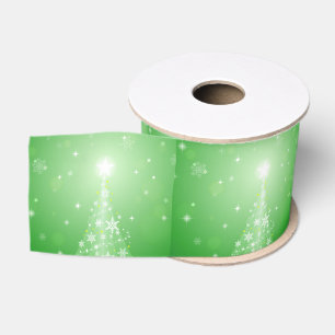 Weihnachtsfeiertag Großartiger Stern und Tree Gree Ripsband