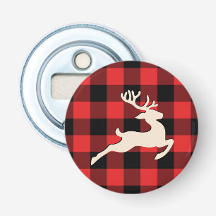 Weihnachtsfeiertag Hirsche Antlers Red Buffalo Kar Flaschenöffner